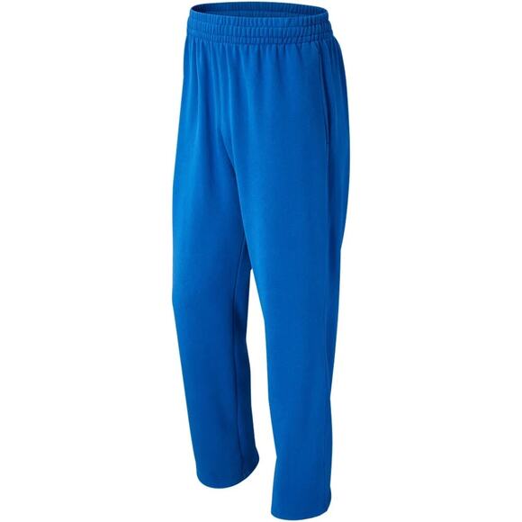 New Balance Mens Fleece Sweatpants Royal Blue With Pockets And Drawstrings Large - Picture 1 of 16
